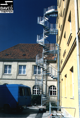 Treppe: BAVEG Auen-Spindeltreppe